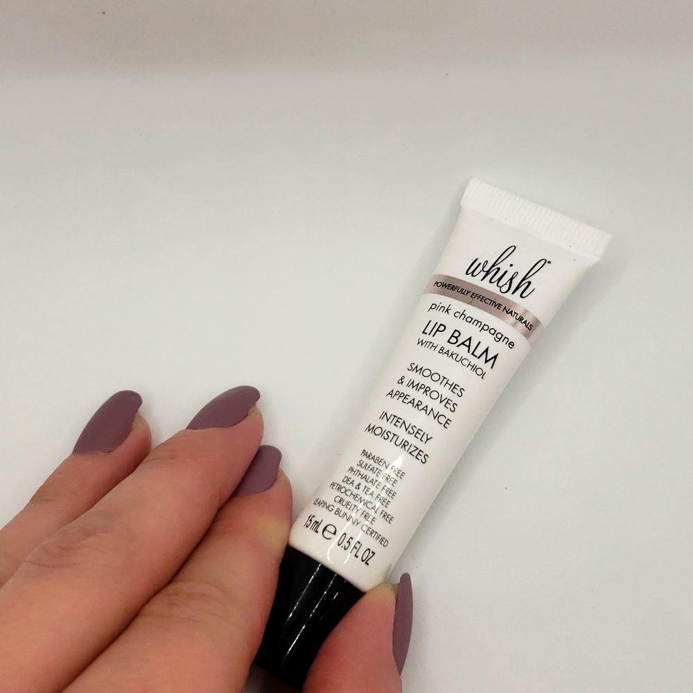 Whish Beauty Lip Balm with bakuchiol in Pink Champagne